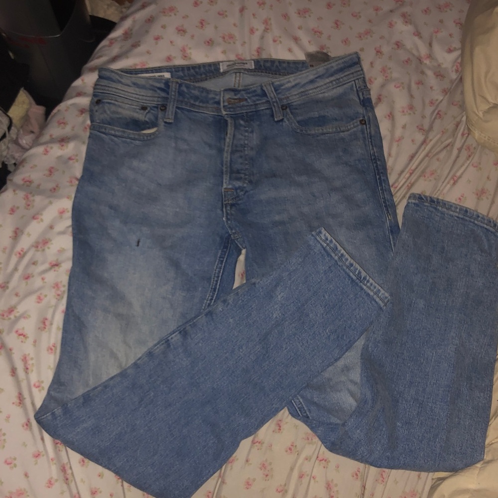 Jack and Jones Comfort/Mike Light Blue Men's Jeans